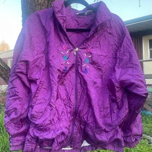 Vintage Purple Winbreaker